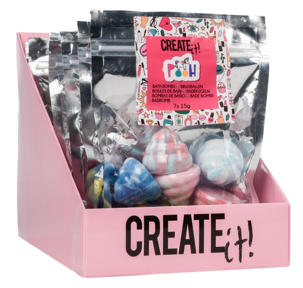 Набор CREATE IT! Радужные бомбочки 7 шт. 128 г (6789320)