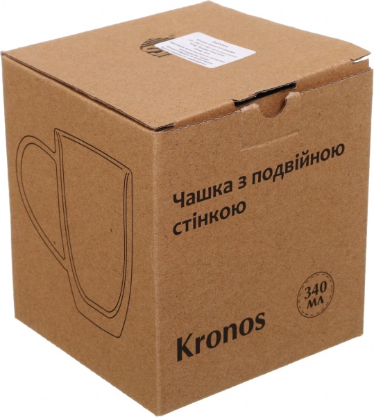 Чашка чайная с двойной стенкой Kronos 320 мл 201-3 S&T