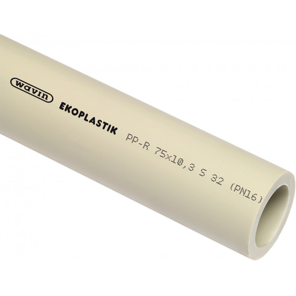 Труба поліпропіленова Ekoplastik PN 16 50x6.9 мм 4 м
