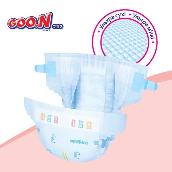 Подгузники Goo.N Plus S 4-8 кг 70 шт.