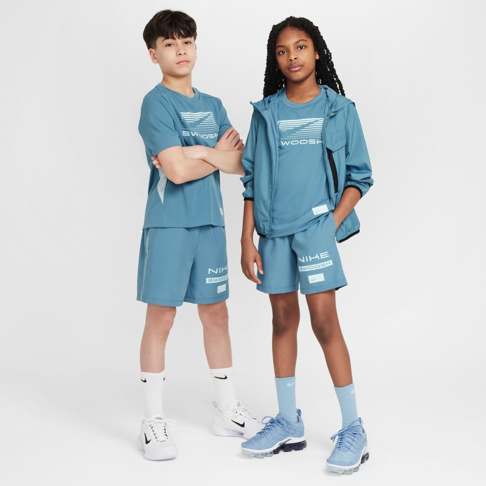 Шорти Nike B NK DF MULTI SHORT WVN LOVE HJ3801-006 р. XS синій