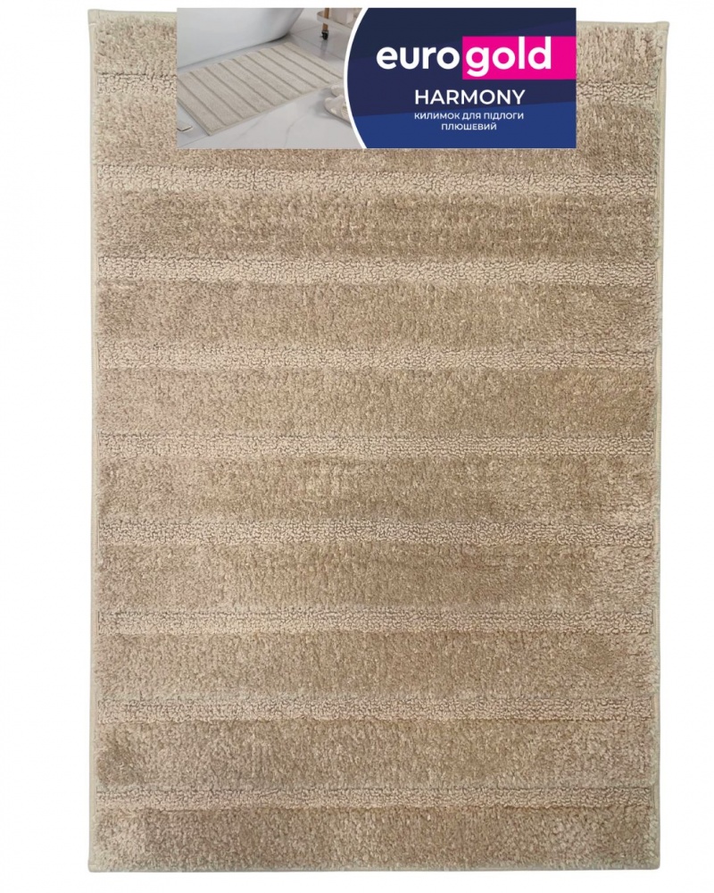 Коврик для пола плюшевый Harmony beige