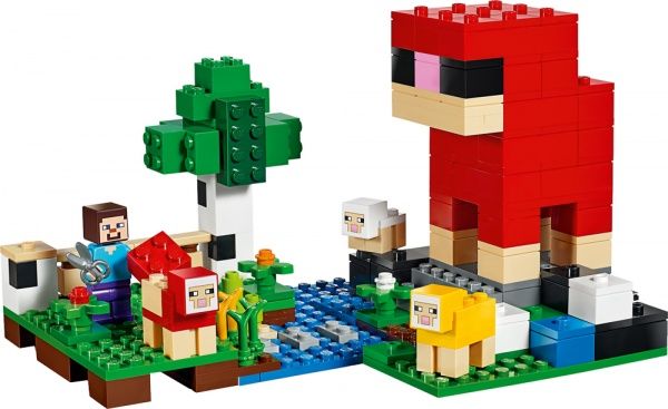 Конструктор LEGO Minecraft Ферма шерсти 21153