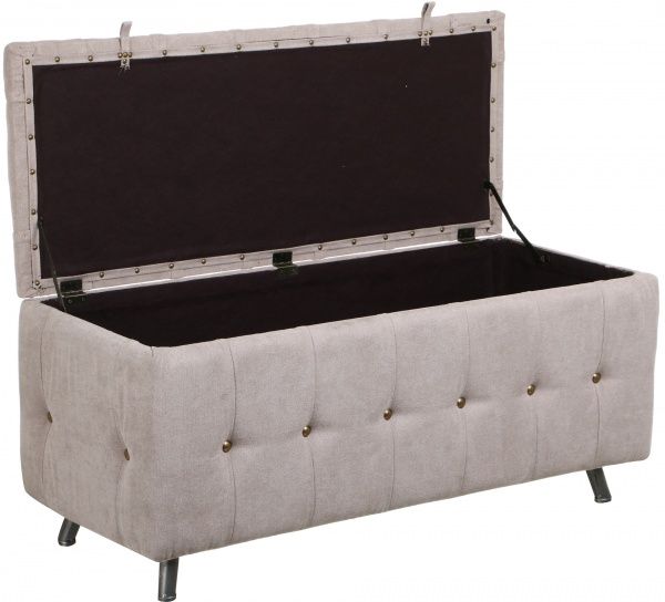 Сундук-пуф Shic 103x40x48 см серый 