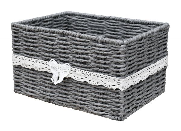 Кошик плетений Handy Home EW-61 S Бантик паперова рафія 140x250x180 мм