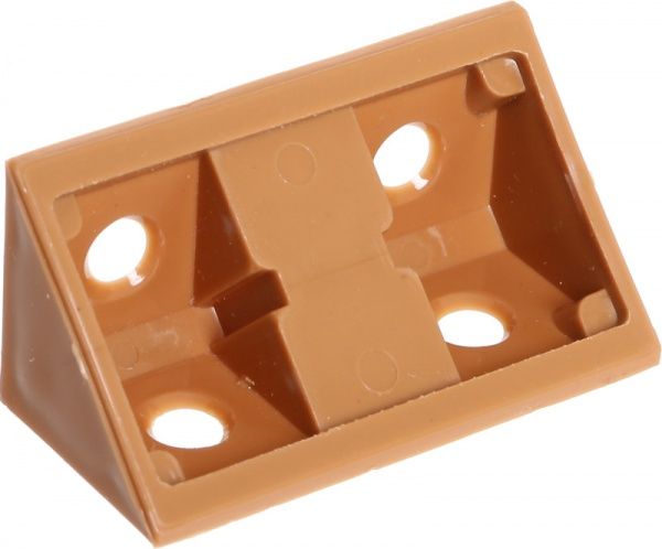 Уголок монтажный 09 двойной коричневый 10 шт