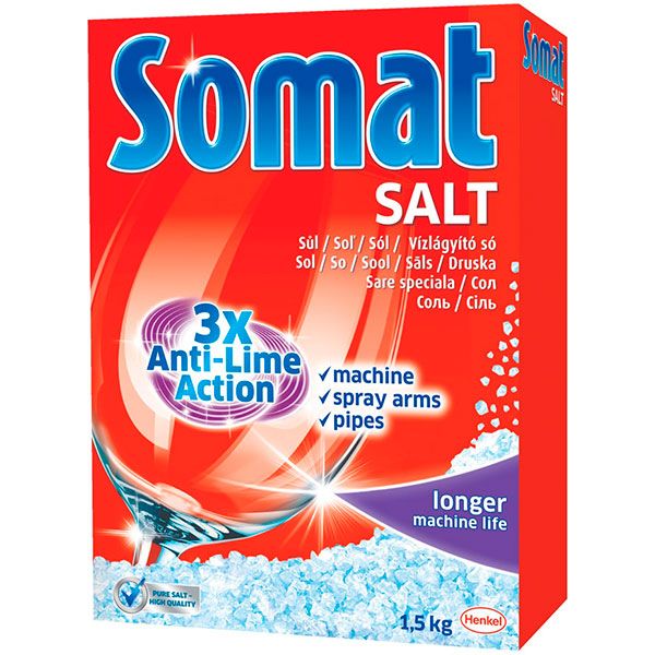 Соль для ПММ Somat Additives 1,5 кг