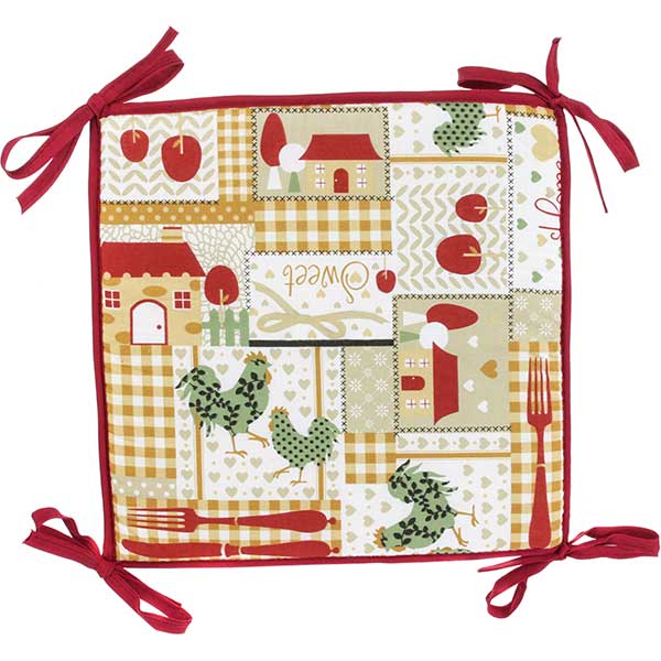 Подушка для табурету Underprice Курочка 32x32 см