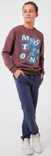 Штаны для мальчиков Smil 115523 р.146 графитовый 