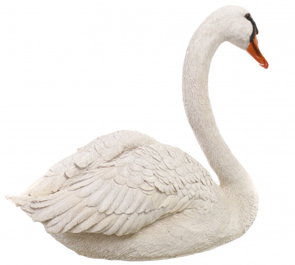 Фигура садовая Лебедь 39x18x32 см MG3052200