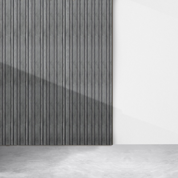 3D-панель MARCO decor 12912-708-S темно-сірий бетон із сріблом 129х12х2900 мм (0,37 кв.м)