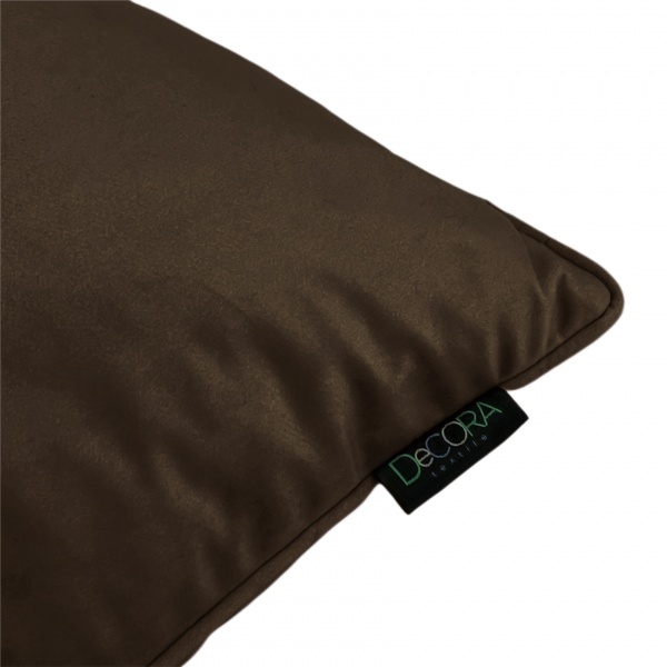 Подушка декоративна VELOUR 50x50 см шоколад Decora textile 