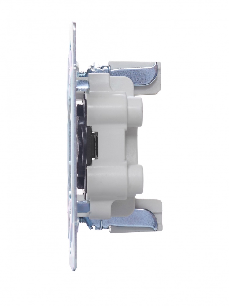 Розетка 2 без заземлення Lezard Vesna IP20 білий 742-0200-128B