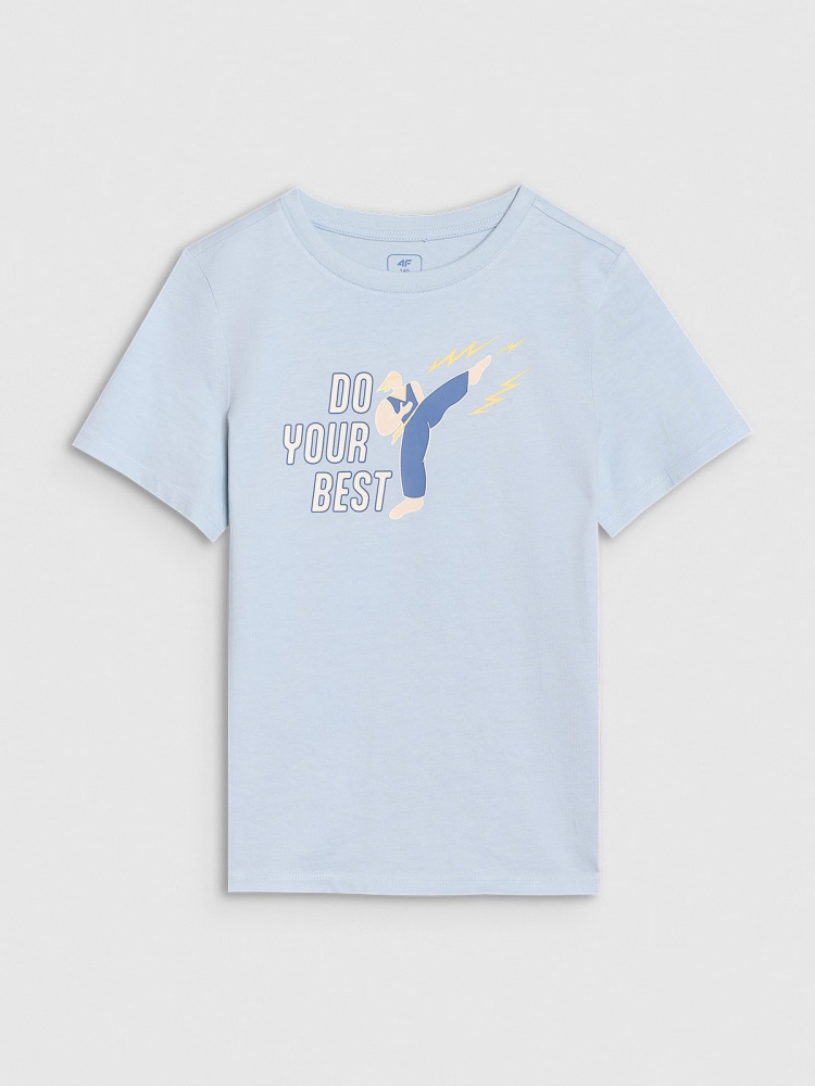 Футболка 4F TSHIRT M2643 4FJRSS25TTSHM2643-34S р.140 блакитний