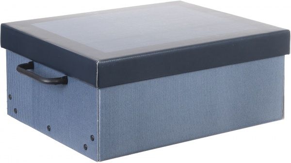 Ящик картонний Miss Space Classic 370x300x160 мм синій