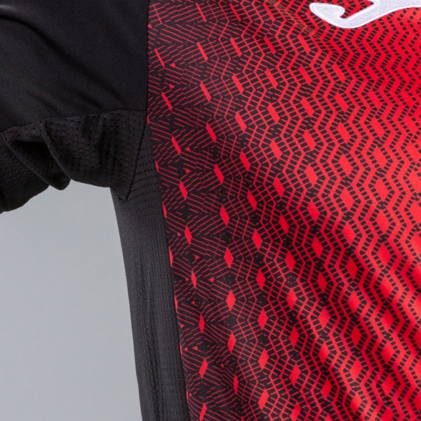 Футболка Joma SUPERNOVA T-SHIRT BLACK-RED S/S 101284.106 р.L чорний