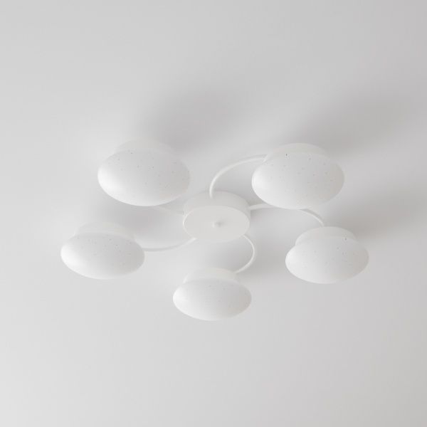 Светильник светодиодный Accento lighting EGO-R с пультом ДУ 5x100 Вт белый