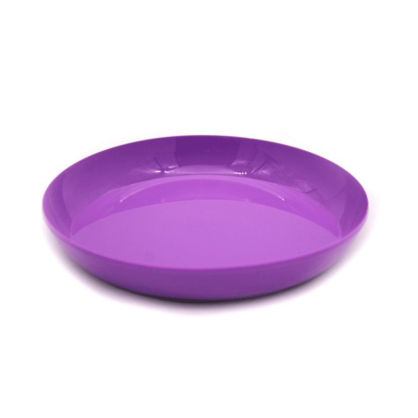 Горщик пластиковий Омела Глянець 3,3 літра круглий світло-фіолетовий 