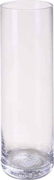 Ваза Cиниця H35 D11,5 см 35 см прозорий 