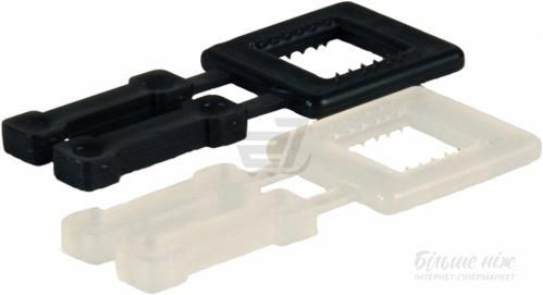 Скоба поліпропіленова для ПП пакувальної стрічки 500 шт.