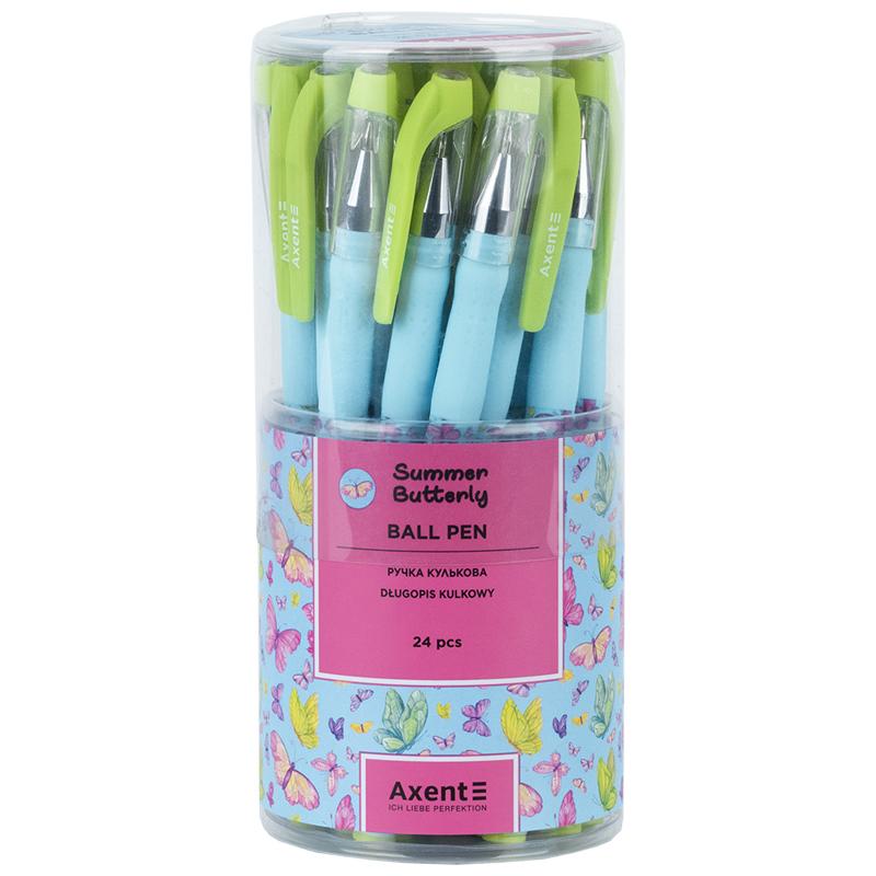 Ручка шариковая Axent 1049-41-A Summer Butterly
