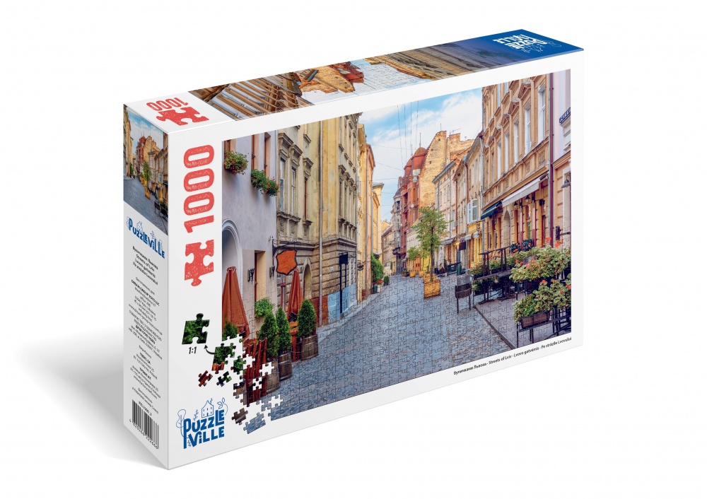 Пазл PUZZLEVILLE Вуличками Львова 1000 елементів PZL1000_3