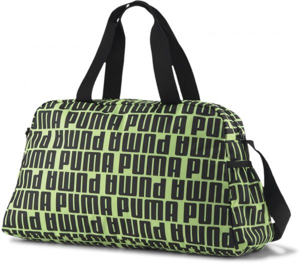 Спортивная сумка Puma AT ESS GRIP BAG 7736604 черный с салатовым 