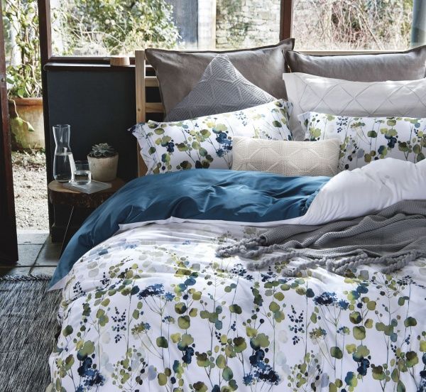 Комплект постільної білизни Spring bloom D сімейний різнокольоровий принт La Nuit 