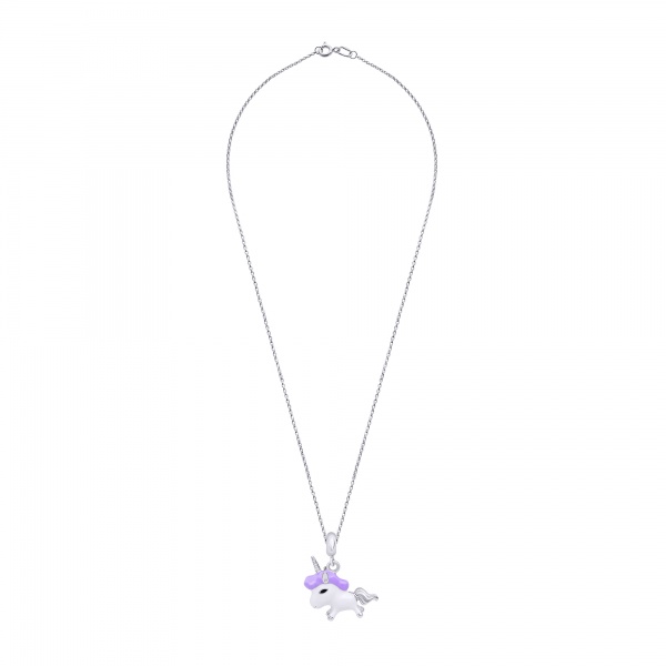 Кулон UMa&UMi Єдиноріг фіолетовий