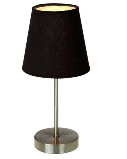 Настільна лампа декоративна Action 1-L 1xE14 чорний
