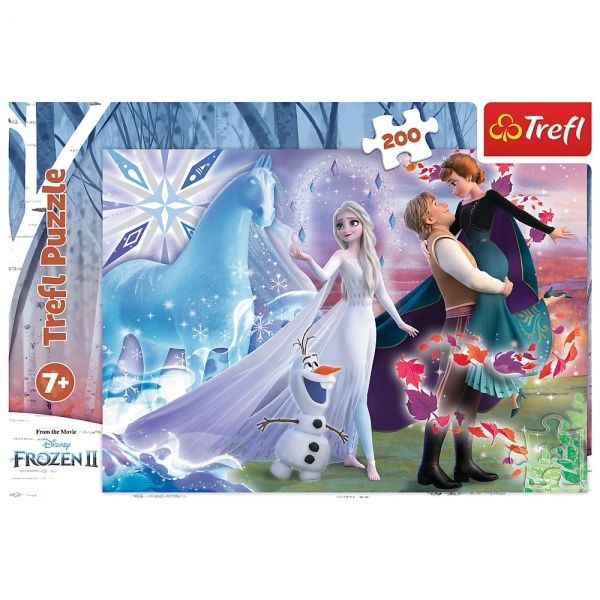 Пазлы Trefl Магический мир сестер Frozen II 200 элементов 6283802