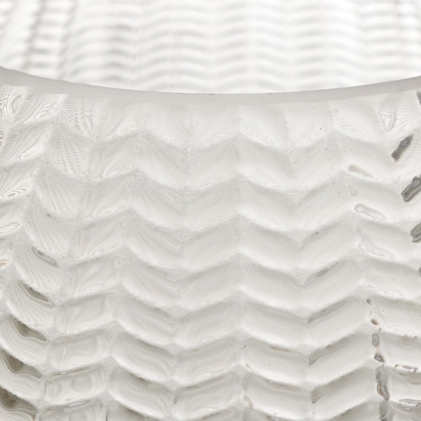 Ваза стеклянная Ball 19,7 см светло-зеленая 