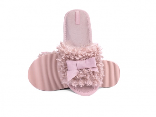 Тапки домашние Twins HS-LUX меховые р.40 розовый Lari 