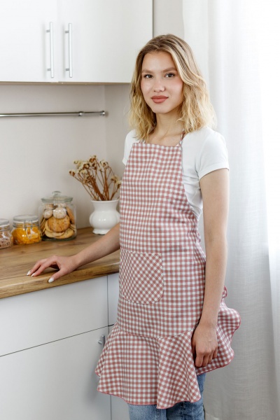 Фартук Джульетта клетка Прованс