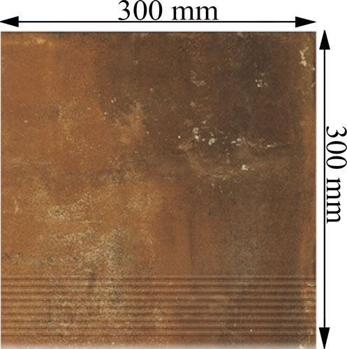 Клінкерна плитка Dallo Rosso stopnica 30x30 Cerrad