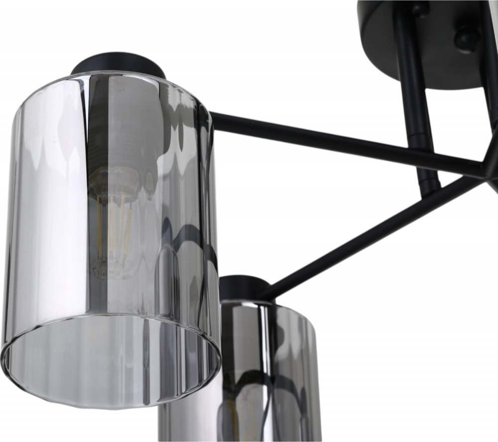 Люстра потолочная Sensio Lilit 5x40 Вт Е27 черный ALG-07338/5