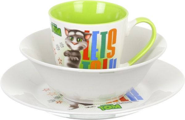 Набор детской посуды Tom 3 предмета GGP