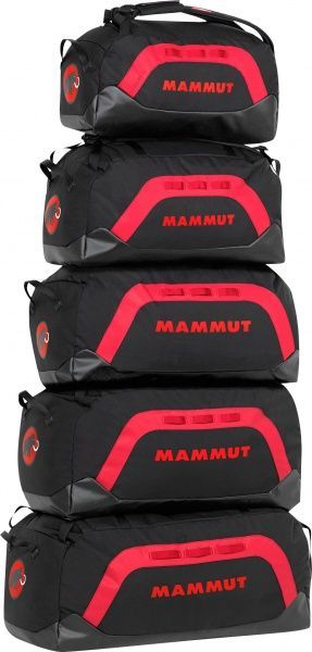 Спортивная сумка MAMMUT Cargon black-fire 2510-02080-0055 90 л черный с красным 