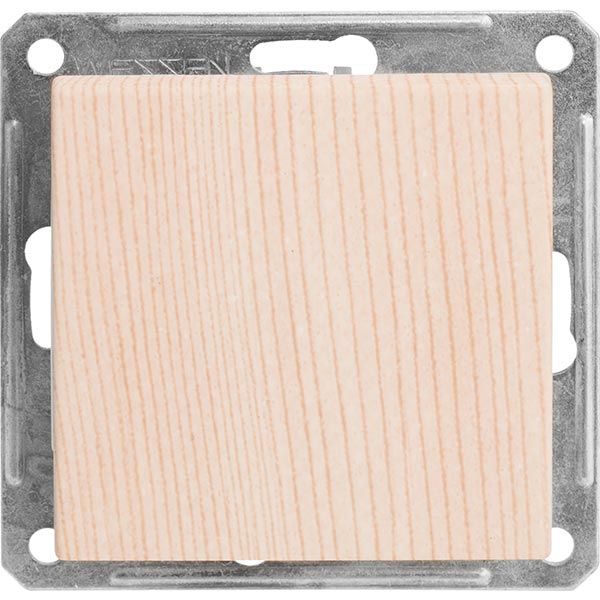 Вимикач одинарний перехресний W-59 VS716-158-7-86 сосна