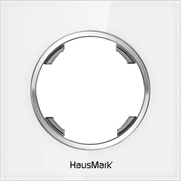 Рамка HausMark Bela універсальна біле скло SNG-FRG.RD20G1-WH