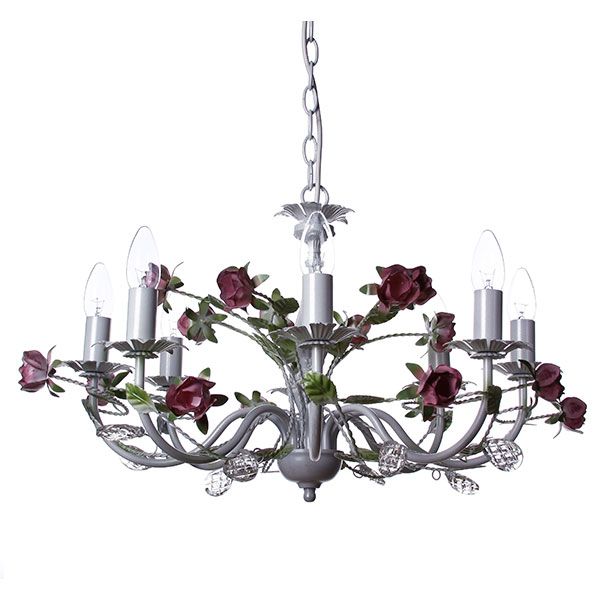 Люстра Vitaluce V1276/8 белая