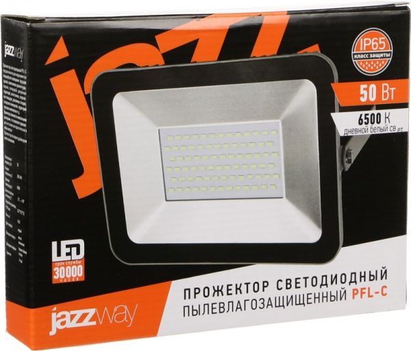 Прожектор Jazzway PFL-C-SMD 50 Вт IP65 черный 5001473 