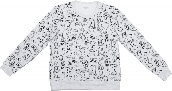 Костюм домашній жіночий Flis clothes Сімейка р. S сірий 