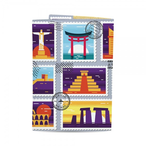 Обкладинка для паспорта Just Cover! Марки 