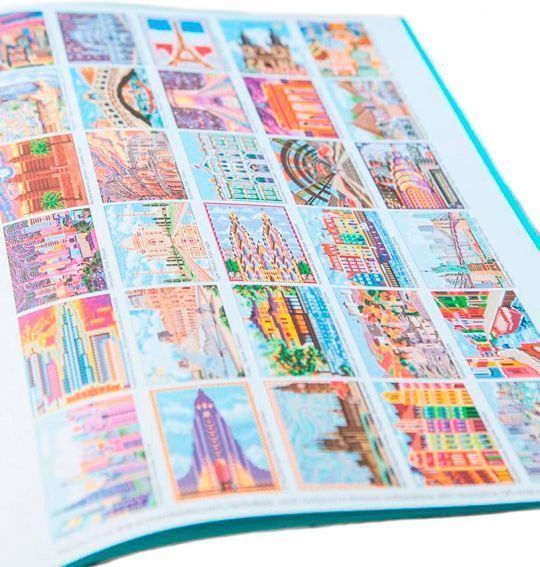 Раскраска по номерам Джон Вудкок «Кольоровий квест. Архітектура» 978-617-7579-14-3