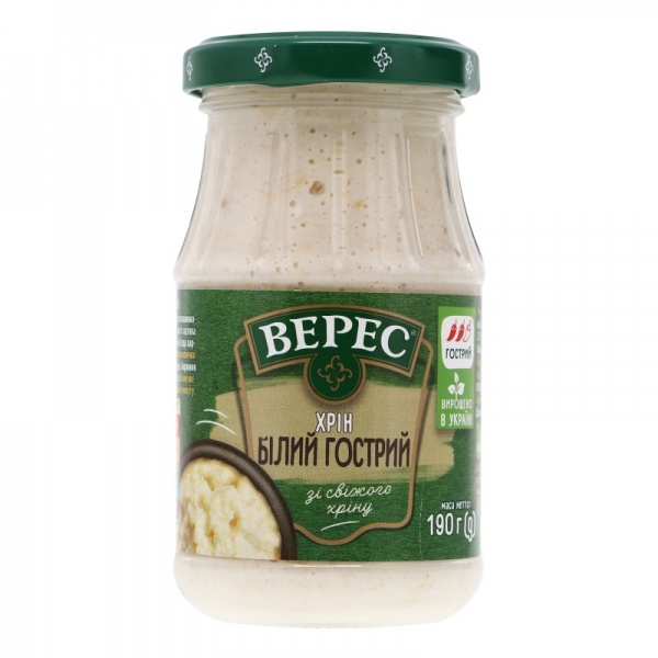 Хрен Верес Белый острый 190 г