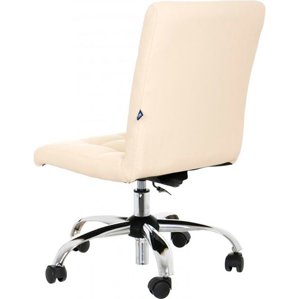 Крісло Nowy Styl Ralph GTS Chrome CH ECO-07 молочний 