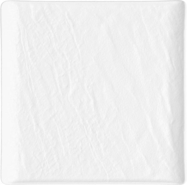 Блюдо квадратне Lavastone White Surf 21,5x21,5 см 