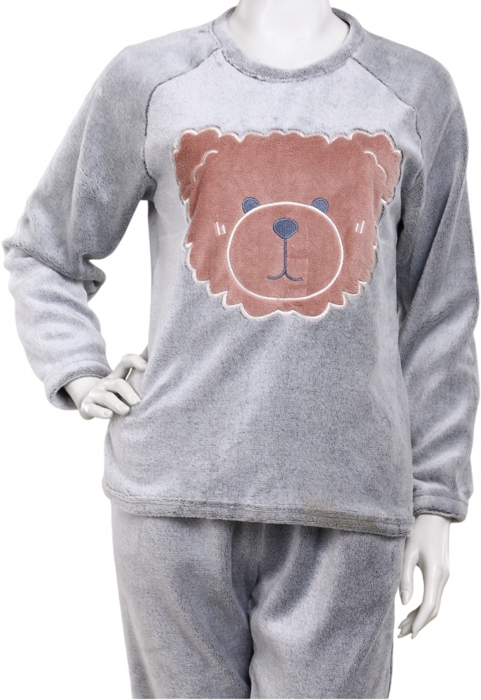 Костюм домашній жіночий La Nuit Home Hearts р. XS сірий