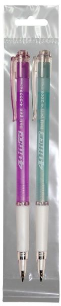 Набор ручек шариковых 4Office 2 шт. в ассортименте 4-2008 